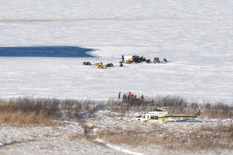 Akwesasne Community Members Burn Tobacco for Missing Snowmobiler – Family and Friends wait for his return